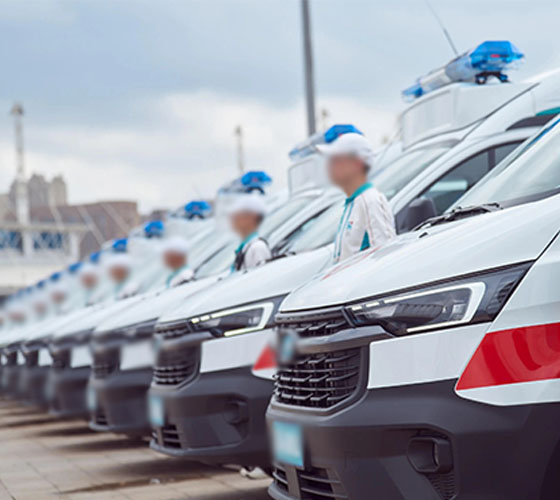 朝阳县服务车队展示